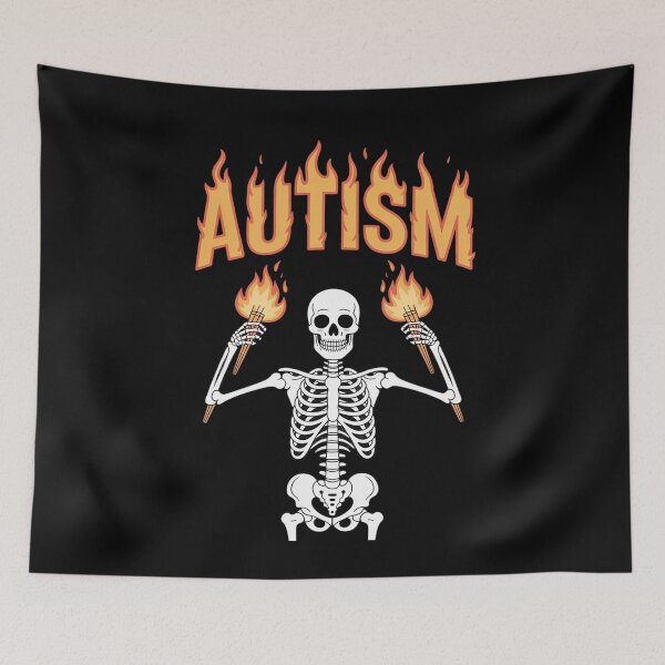 Item preview, Fire Skeleton Flaming Torches  designed and sold by PowAcademy.