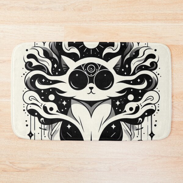 Item preview, Mystic Third Eye Celestial Spirit Cat designed and sold by BigBlueArt.