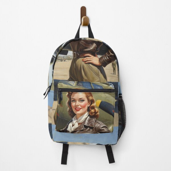 Item preview, "Lucky Lady" B-17 Bomber Pilot Pinup - WWII Aviation Jacket & Nose Art designed and sold by Art's Diner.