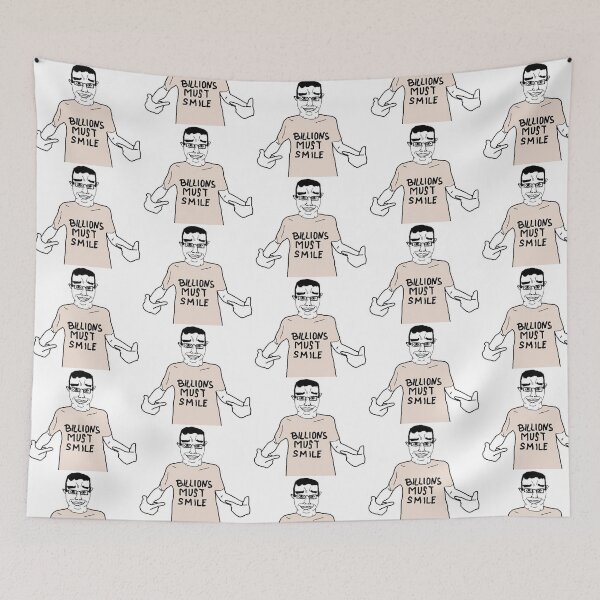 Item preview, billions must smile soyjak meme designed and sold by soanicyouth.