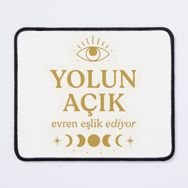 Item preview, Yolun Açık – Turkish Self Love Witchy Sticker designed and sold by mirozeliea.