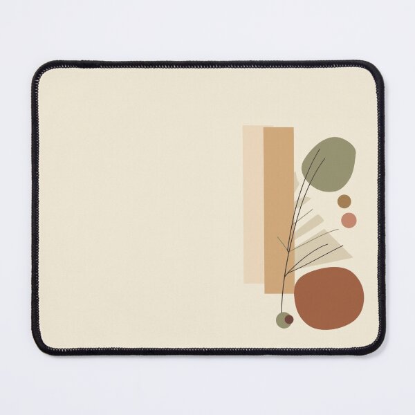 Item preview, Mid-Century Botanical Abstract Art | Minimalist Leaves & Geometric Shapes designed and sold by AM-little-shop.