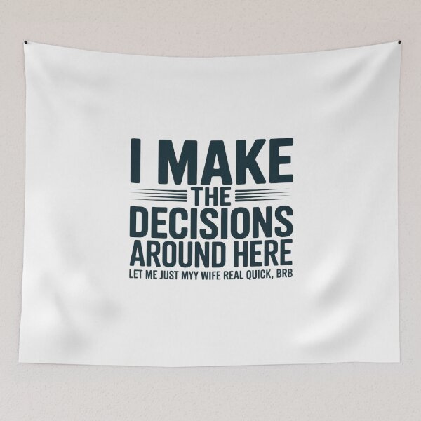 Item preview,  Husband Quote - Let Me Ask My Wife  designed and sold by PowAcademy.