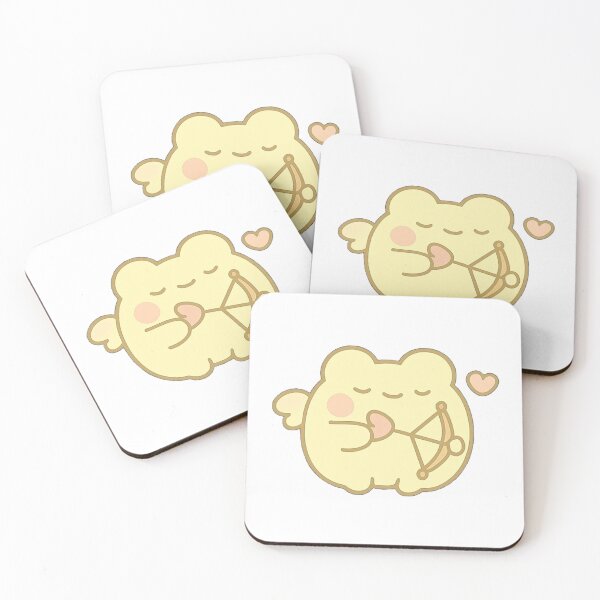 Item preview, Kawaii Mochi Valentine's Cupid Sticker designed and sold by BluesSketchbook.