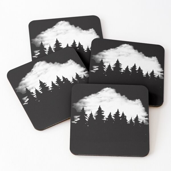 Item preview, Mountain Pine Tree, Camp Outdoors Nature  designed and sold by DesignDenDo ⭐⭐⭐⭐⭐.