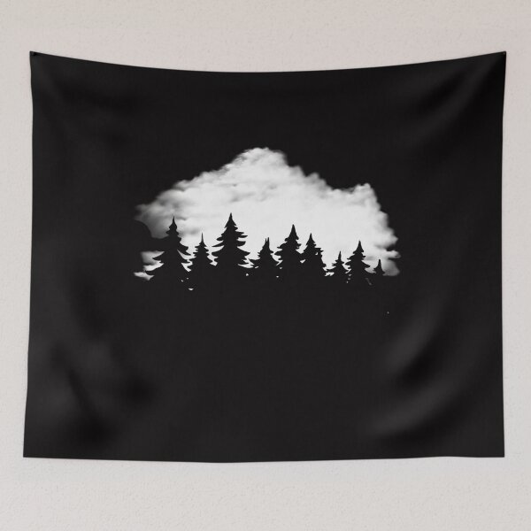 Item preview, Mountain Pine Tree, Camp Outdoors Nature  designed and sold by DesignDenDo ⭐⭐⭐⭐⭐.