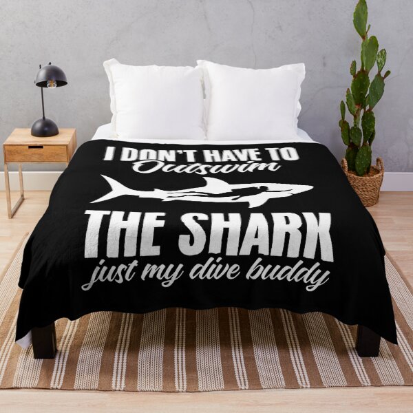 Item preview, Funny Scuba Diving Shark Pun Diver Down Flag Scuba Diver designed and sold by EricaMaude1.