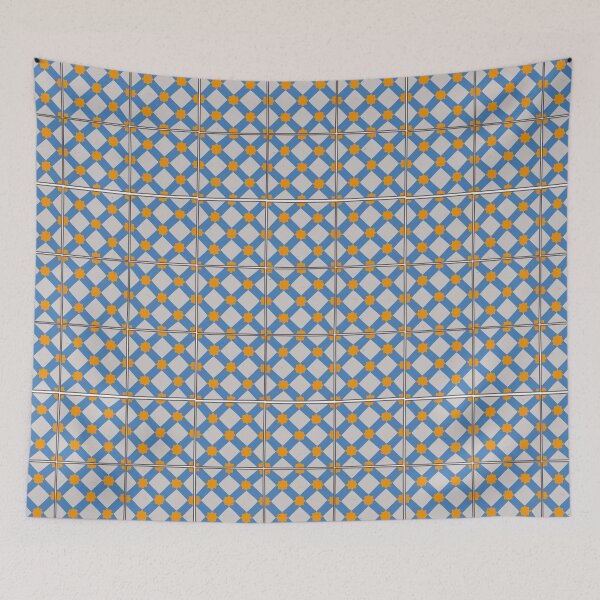 Item preview, Granada Azulejo Tile Pattern - Seamless Mediterranean Ceramic Art - Vintage Portuguese Spanish Hydraulic Mosaic designed and sold by PauRicart.