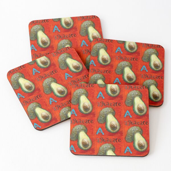 Item preview, AVACADO AGUACATE - Hand Painted Avocado Aguacate designed and sold by TRAVEL-ART-MOTO.