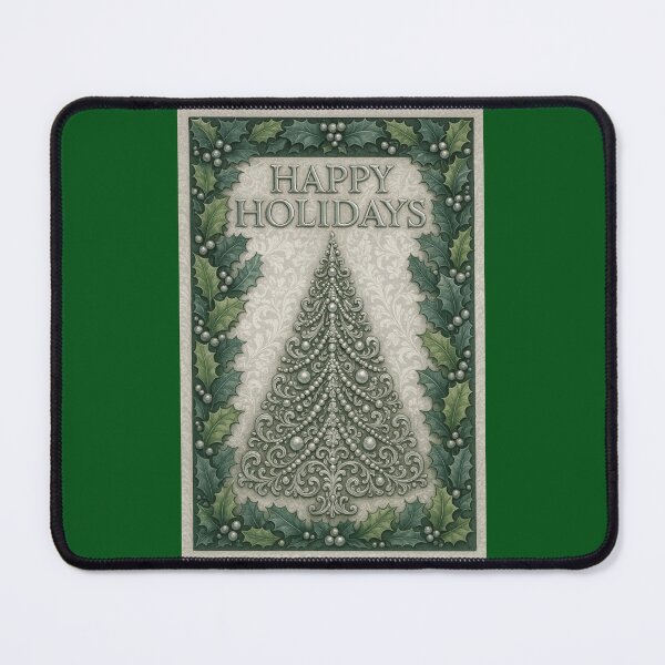 Item preview, Pearl Christmas Tree & Holly - Happy Holidays designed and sold by DesignsByPrnces.