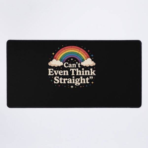 Item preview, Can'T Even Think Straight Lgbt Gay Pride Month Lgbtq designed and sold by RayhendersonArt.