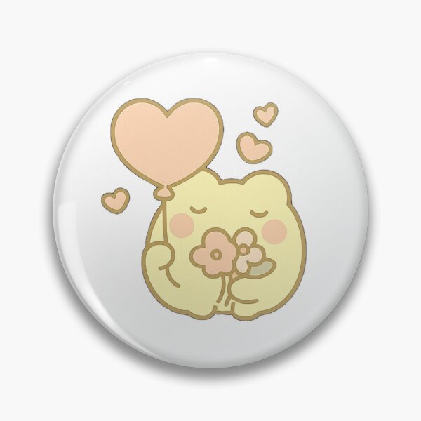 Item preview, Kawaii Mochi Valentine's Flowers Sticker designed and sold by BluesSketchbook.
