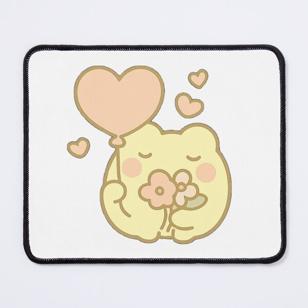 Item preview, Kawaii Mochi Valentine's Flowers Sticker designed and sold by BluesSketchbook.