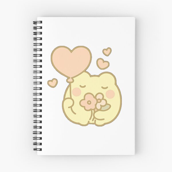 Item preview, Kawaii Mochi Valentine's Flowers Sticker designed and sold by BluesSketchbook.