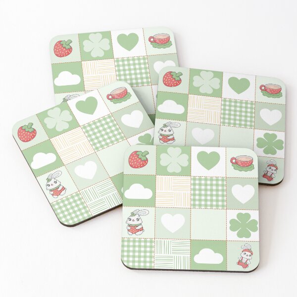 Item preview, Starberry bunny pattern designed and sold by Llimoneta.