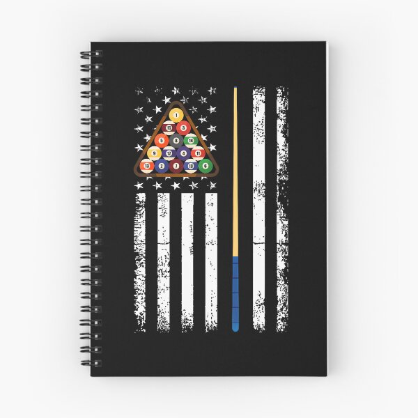 Artikelvorschau, Billard-Spieler mit amerikanischer Flagge im Vintage-Stil zum 4. Juli entworfen und verkauft von EricaMaude1.