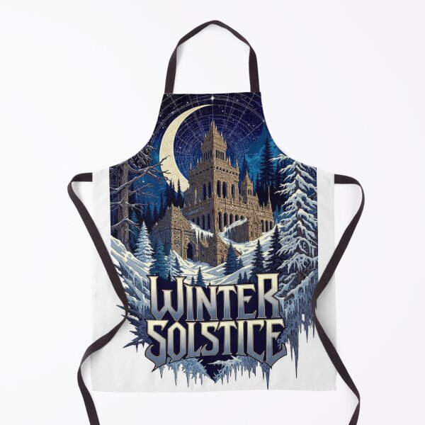Artikelvorschau, Gothic Solstice T-Shirt, Premium Dark Academia Grafik, Eisige Wintermythologie-Kunst entworfen und verkauft von YMLux.