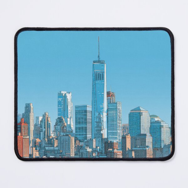 Item preview, Clear sky over tall skyline designed and sold by anytka.