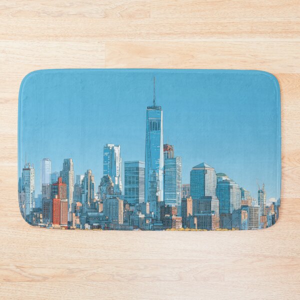 Item preview, Clear sky over tall skyline designed and sold by anytka.