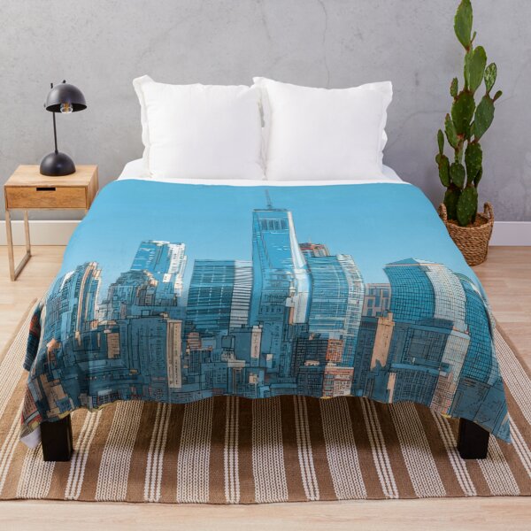Item preview, Clear sky over tall skyline designed and sold by anytka.