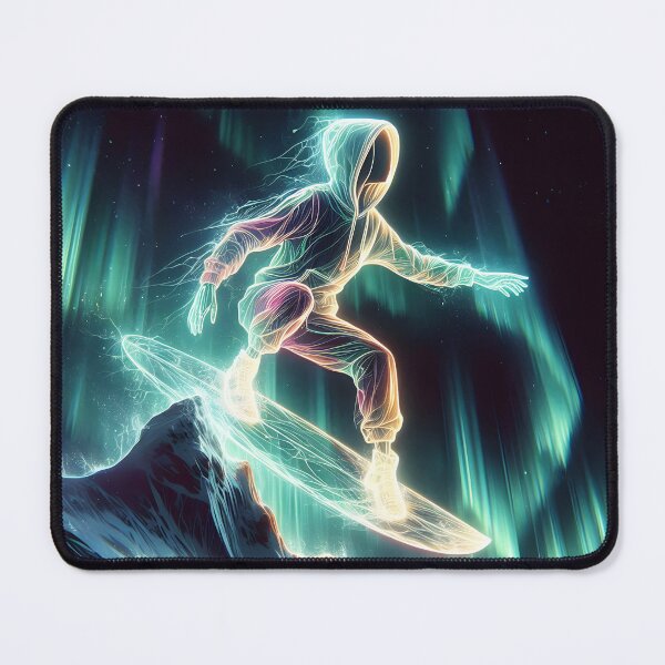 Item preview, Surfing the Northern Lights, Ai Generated Art  designed and sold by ACC .