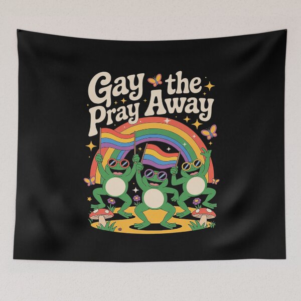 Item preview, Gay The Pray Away Anti Religious Joke LGBTQ Pride  designed and sold by MythWoot.