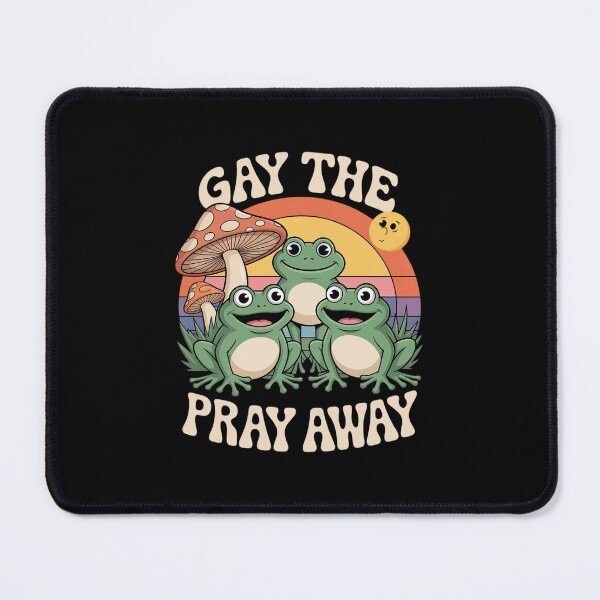 Item preview, Gay The Pray Away Gay Frog LGBTQ Pride  designed and sold by PowAcademy.
