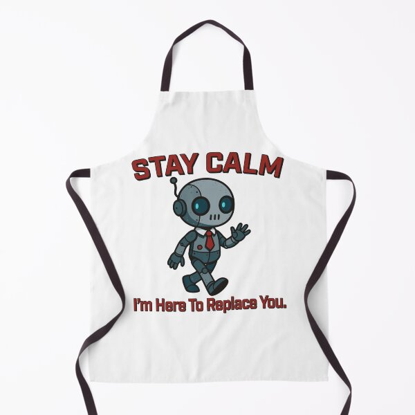 Item preview, Stay Calm – I’m Here To Replace You Robot Design designed and sold by Weasel Graphix.