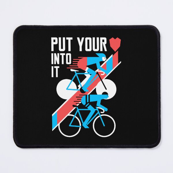 Item preview, Cycling Cyclist Bicycle Race Minimalist Racing Bike Heart designed and sold by GrandeDuc.