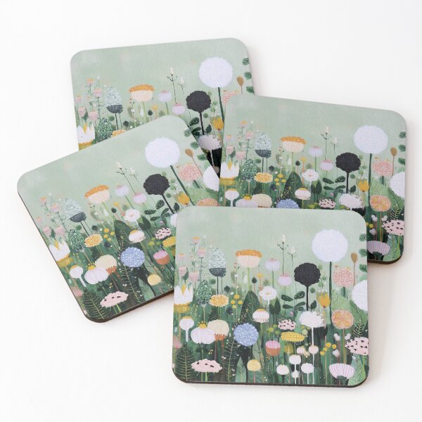 Item preview, Colorful Abstract Garden with Flowers designed and sold by lautir.