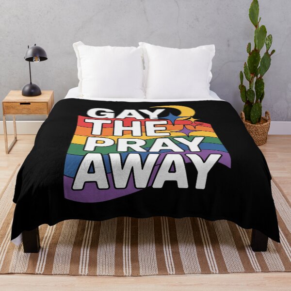 Item preview, Gay the Pray Away LGBTQ Pride Quote Saying Meme  designed and sold by MythWoot.
