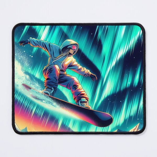 Item preview, Surfing the Northern Lights, Ai Generated Art  designed and sold by ACC .