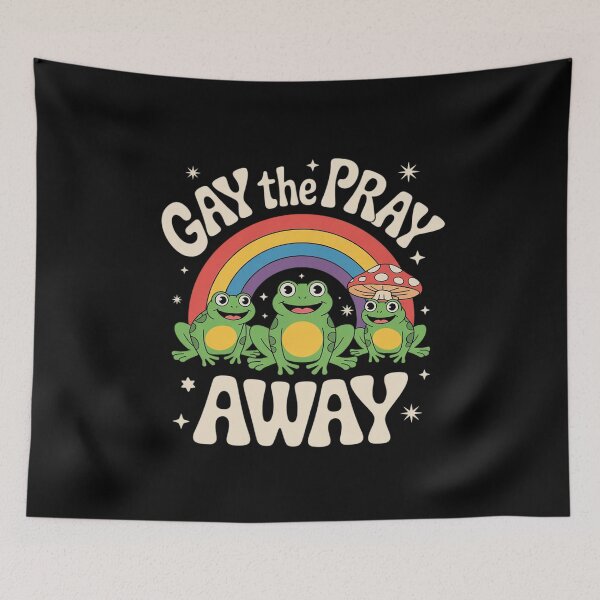 Item preview, Gay The Pray Away Lgbt Gay Frog  designed and sold by MythWoot.