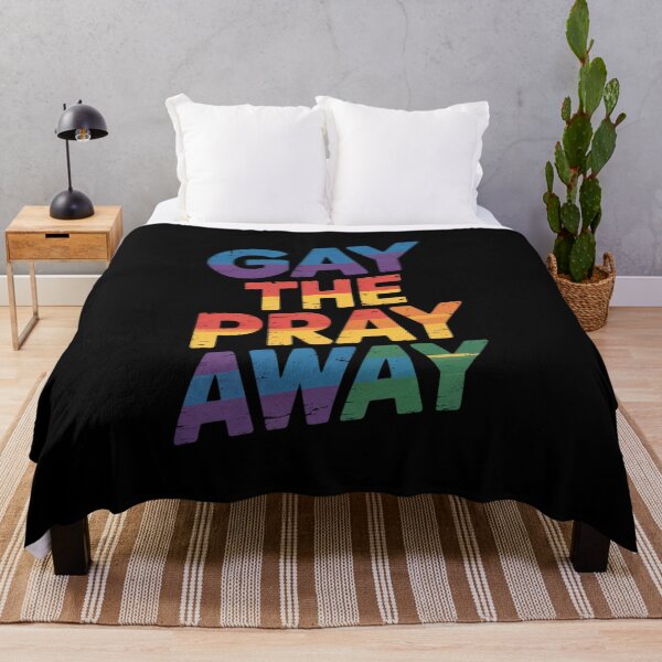 Item preview, Gay The Pray Away LGBTQ Gay Lesbian Rainbow Pride Equality designed and sold by PowAcademy.