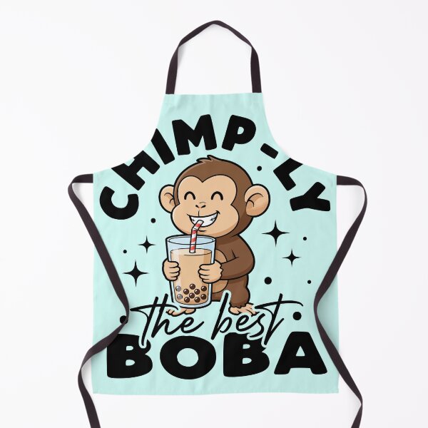 Item preview, Chimp-ly The Best Boba Kawaii Monkey designed and sold by legendaryskins.