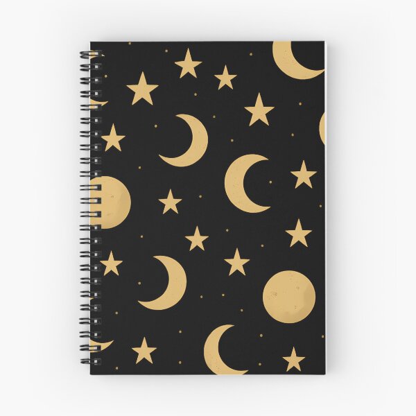 Item preview, Elegant Gold Moon & Stars Pattern – Celestial Aesthetic Design designed and sold by EJWorlds.