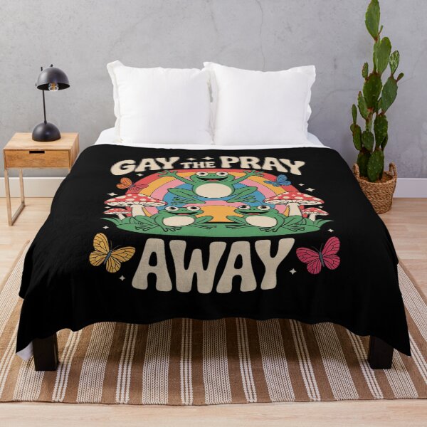 Item preview, Gay The Pray Away Rainbow Meme Frogs LGBT Pride LGBTQ 1  designed and sold by MythWoot.