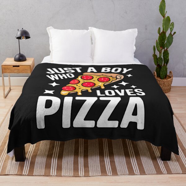 Item preview, Just a Boy Who Loves Pizza: Fun Pepperoni Slice Illustration designed and sold by elynne9.
