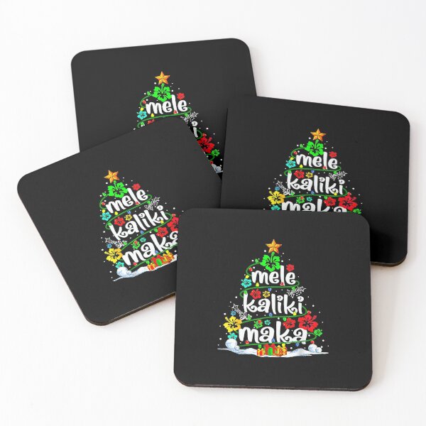 Artikelvorschau, Mele Kalikimaka Tropischer Weihnachts-Hawaiianischer Weihnachtsmann-Weihnachtsbaum entworfen und verkauft von JEFDodsonArt.