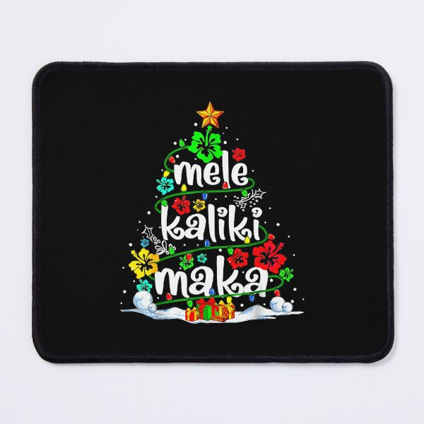 Item preview, Mele Kalikimaka Tropical Christmas Hawaiian Santa Xmas Tree designed and sold by JEFDodsonArt.