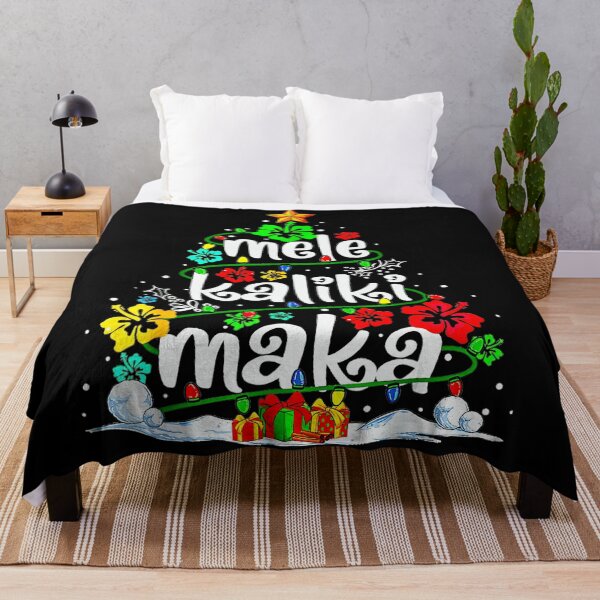 Item preview, Mele Kalikimaka Tropical Christmas Hawaiian Santa Xmas Tree  designed and sold by JEFDodsonArt.