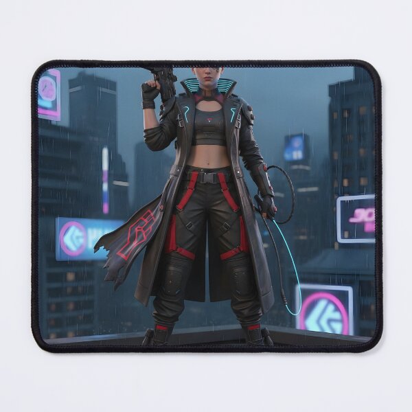 Item preview, Black Neon Bounty Hunter designed and sold by NeoRenderAssets.