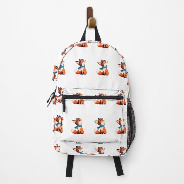 Item preview, Cute Fox Pilot Illustration - Adventurous Aviator Animal Character designed and sold by RudArtAI.