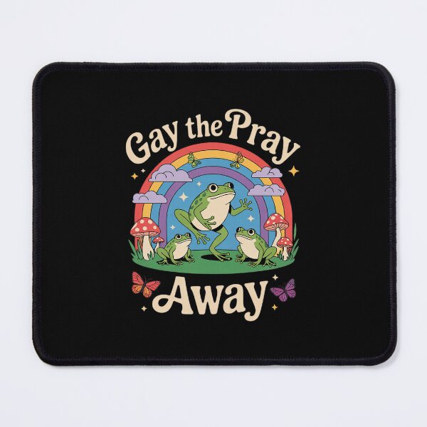 Item preview, Gay The Pray Away Rainbow Meme Frogs LGBT Pride LGBTQ 5  designed and sold by PowAcademy.