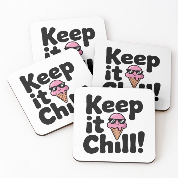 Item preview, Keep It Chill! Cute Ice Cream Pun designed and sold by PMCreative.