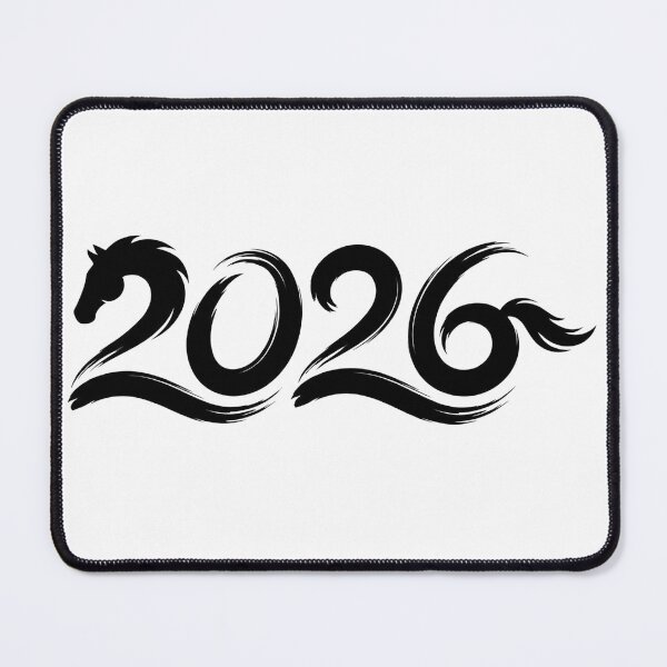 Item preview, Prosperous 2026 Year of the Horse Black & Gold Creative Art designed and sold by xMErCUrY03x.