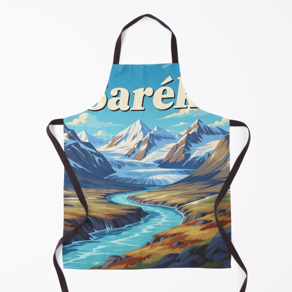 Item preview, Sarek National Park, Sweden: Vintage-Style Painterly Travel Poster designed and sold by LSVart.