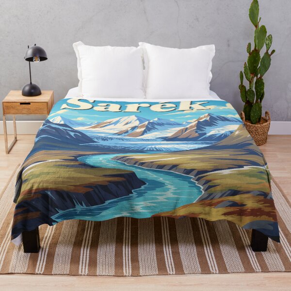 Item preview, Sarek National Park, Sweden: Vintage-Style Painterly Travel Poster designed and sold by LSVart.