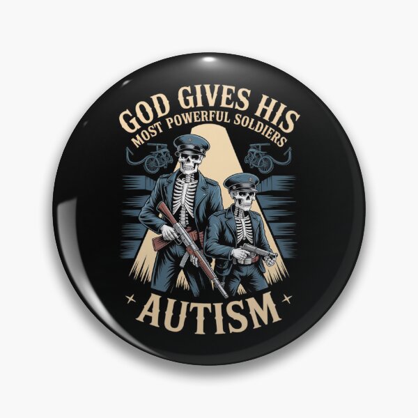 Item preview, God Gives His Most Powerful Autism Hard Skeleton Meme  designed and sold by MathisBellanger.