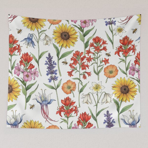 Item preview, Beehive State Blooms: A Native Pattern designed and sold by TJ Art and Camera.